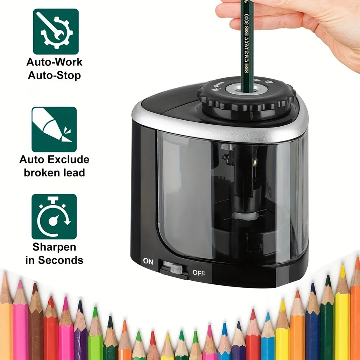 데스크탑 전기 연필깎이 조립식 자동 연필깎이 학생용 ( - Electric Pencil Sharpener Usb 리뷰 및 가격