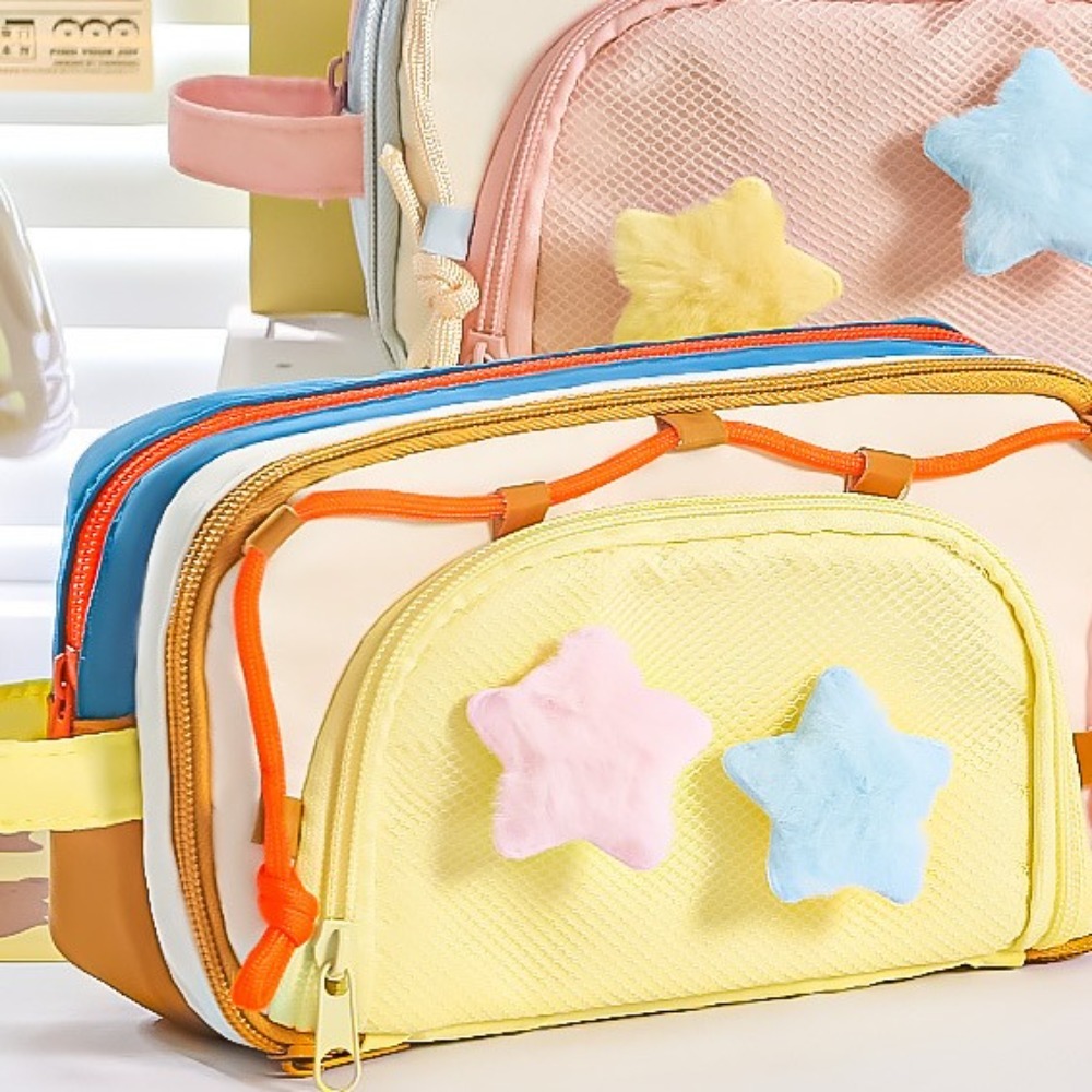 7단 다층 Y2K 스타 문구 가방 대용량 데스크탑 수납 - Aesthetic Large Pencil Case Pouch 리뷰 및 가격