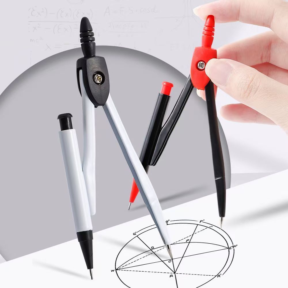 금속 컴퍼스 전문 수학 기하학 연필 패턴 포함 학교 학 - Math Geometry Set With Compass 리뷰 및 가격