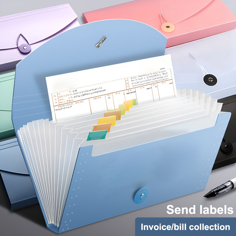 ~13개의 포켓이 있는 확장형 파일 폴더, 아코디언식  - Expandable Accordion File Folder 13 Pockets 리뷰 및 가격