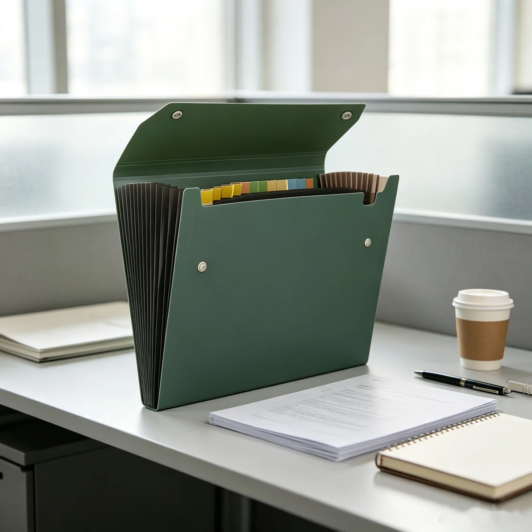 13칸 A4 사이즈 확장형 파일 정리함, 아코디언식 문 - Expandable Accordion File Folder 13 Pockets 리뷰 및 가격