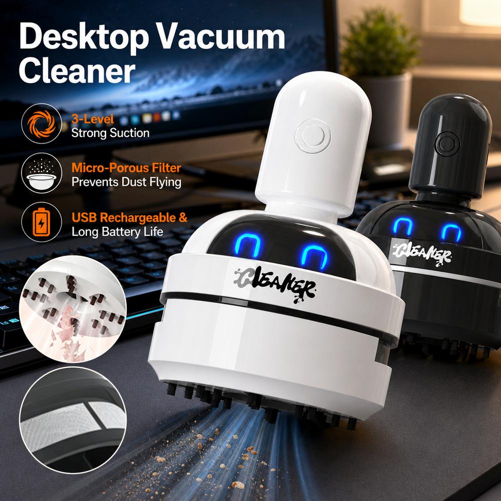 데스크탑용 청소기, 미니 휴대용 차량용 진공 청소기,  - Mini Desktop Vacuum Cleaner For Eraser Dust 리뷰 및 가격